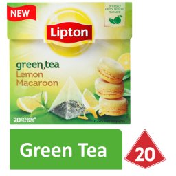 LIPTON | Τσάι Πράσινο Λεμόνι Μακαρόν 20 Τεμάχια