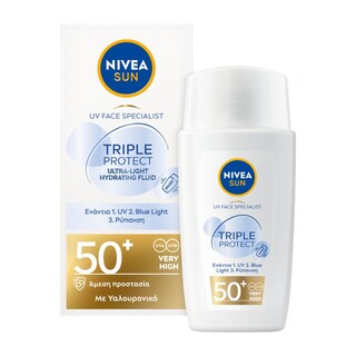 NIVEA | Αντηλιακό Προσώπου Προσώπου Triple Protect SPF50+ 40ml