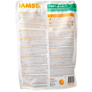 IAMS | Σκυλοτροφή με Κοτόπουλο Light  800 gr