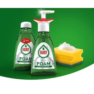 FAIRY | Δραστικός Αφρός Πιάτων Instant Foam Ανταλλακτικό 375ml