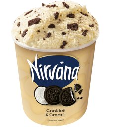 NIRVANA | Παγωτό Cookies & Cream 610gr