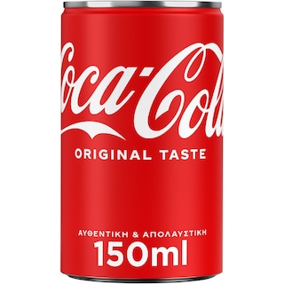 COCA COLA | Soft Drink Cola Can 150ml