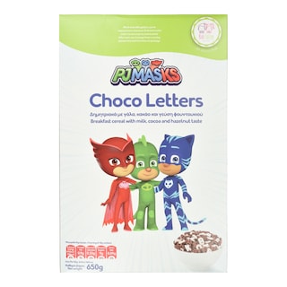 KIDS VALLEY | Δημητριακά PJ Masks Γάλα & Κακάο 650g