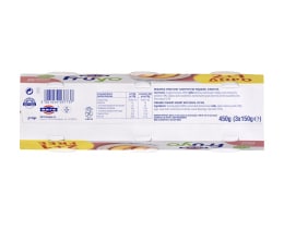 FRUYO | Επιδόρπιο Γιαουρτιού 0% Ροδάκινο 3x150g 2+1 Δώρο