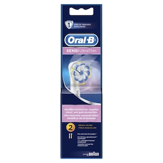 ORAL B | Ανταλλακτικές Κεφαλές Ηλεκτρικής Οδοντόβουρτσας Sensi Ultrathin 2 τεμ