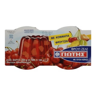 ΓΙΩΤΗΣ | Επιδόρπιο Φρουί Ζελέ Κεράσι 2 X 165 gr