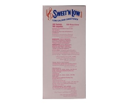 SWEET N LOW | ΥΠΟΚΑΤΑΣΤΑΤΟ ΖΑΧΑΡΗΣ ΣΕ ΦΑΚΕΛΑΚΙΑ 100 X 8 GR