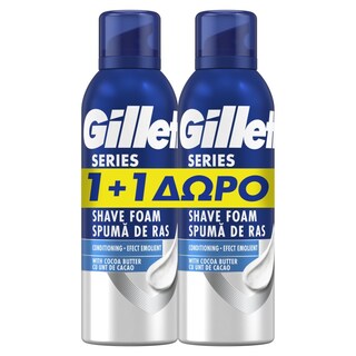 GILLETTE | Αφρός Ξυρίσματος Conditioning 200ml 1+1 Δώρο