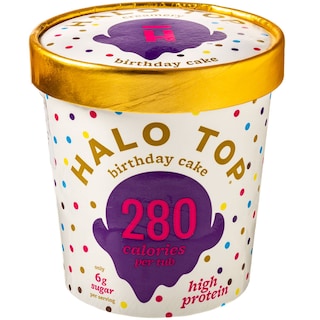 HALO TOP | Παγωτό Birthday Cake  473 ml