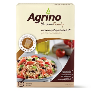 AGRINO | Ρύζι Καστανό Πιλάφι 500 gr