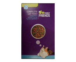 FAMILY FRIENDS | ΞΗΡΑ ΤΡΟΦΗ ΓΑΤΑΣ ΨΑΡΙ, ΛΑΧΑΝΙΚΑ ΚΑΙ ΚΑΡΟΤΑ 400 GR