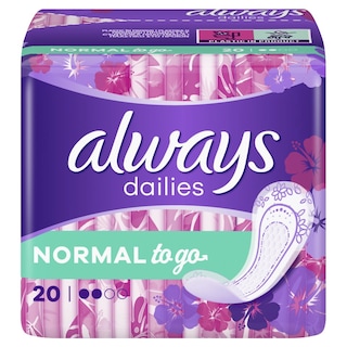 ALWAYS | Σερβιετάκια Normal To Go 20 Τεμάχια