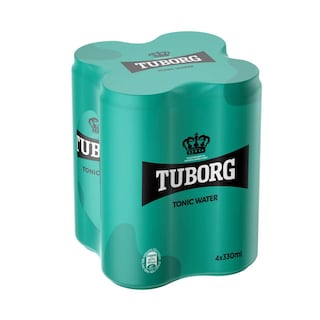 TUBORG | Αναψυκτικό Τόνικ Κουτί 4x330ml