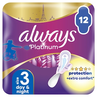 ALWAYS | Sanitary Pads Platinum Ultra Night 12 Pieces