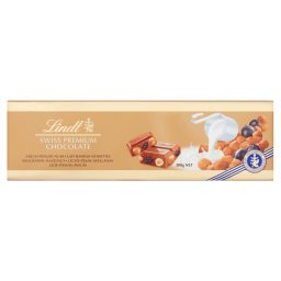 LINDT | Σοκολάτα Γάλακτος Ελβετική Φουντούκι 300gr