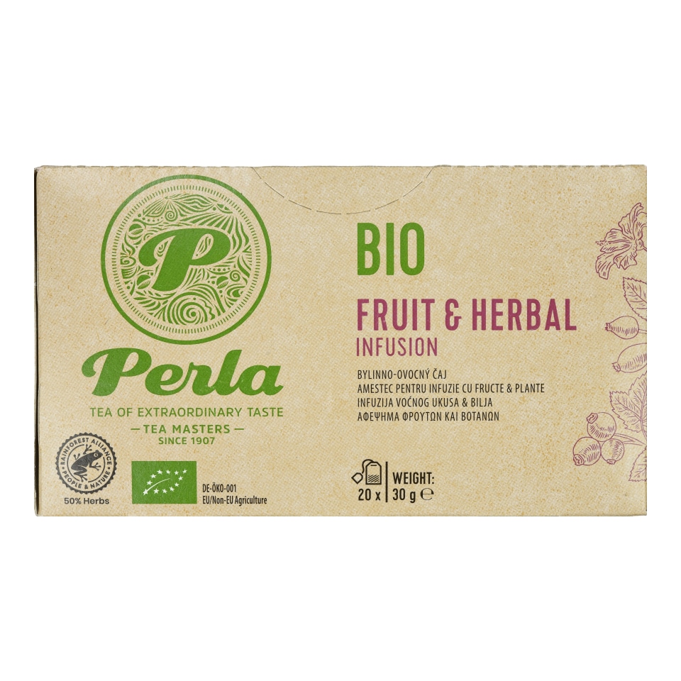 PERLA BEVERAGES Αφέψημα Φρούτων και Βοτάνων Bio 20x1.5g