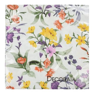 DECORATA | Χαρτοπετσέτες 3 Φύλλα Blooming Garden 20 Τεμάχια
