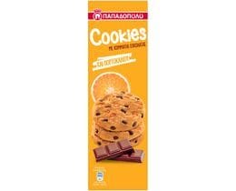 ΠΑΠΑΔΟΠΟΥΛΟΥ | Μπισκότα Cookies Σοκολάτα Πορτοκάλι 180g
