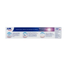 AIM | Οδοντόκρεμα White System Enamel 75ml 1+1 Δώρο