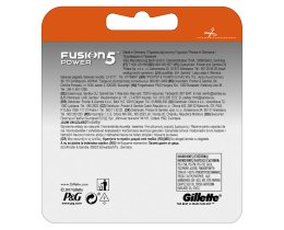 GILLETTE | FUSION POWER | Razor Blades Fusion 5 Power Refills 4 Pieces
