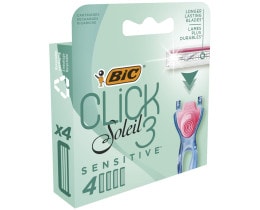 BIC | Ανταλλακτικά Ξυραφιού Click 3 Soleil Sensitive 4 Τεμάχια