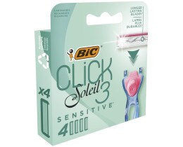 BIC | Razor Blades Click 3 Soleil Sensitive Refills 4 Pieces