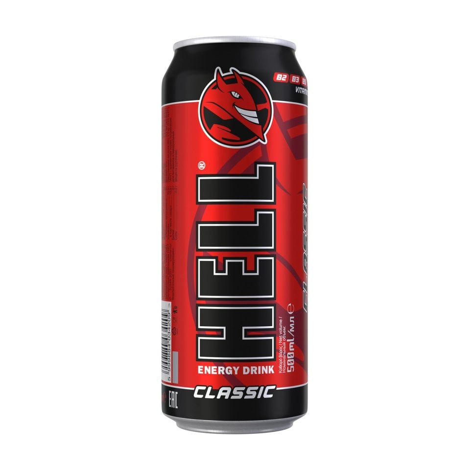 HELL Ενεργειακό Ποτό Classic Κουτί 500ml