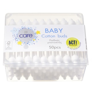 CARE | Μπατονέτες Παιδικές 50 Τεμάχια