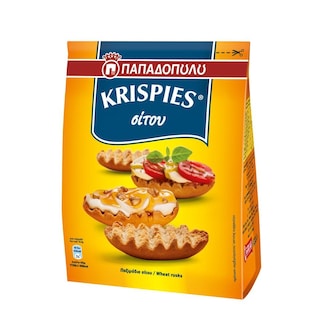 KRISPIES | ΠΑΞΙΜΑΔΑΚΙΑ ΣΙΤΟΥ 200 GR