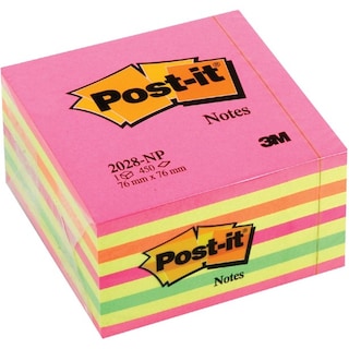 POST IT | Αυτοκόλλητα Post it 450 Φύλλα Κύβος 1 Τεμάχιο
