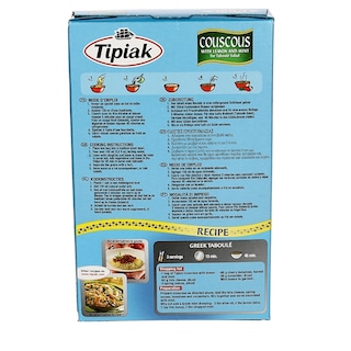 TIPIAK | Κους Κους Λεμόνι & Μέντα 2x125g