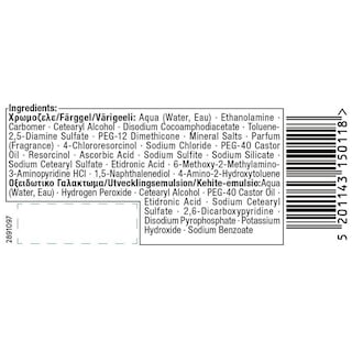 MEN PERFECT | Βαφή Μαλλιών Anti-Grey Color Gel Νο50 Φυσικό Καστανό Ανοιχτό 1 Τεμ.