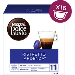NESCAFE | DOLCE GUSTO | ΚΑΦΕΣ ΕΣΠΡΕΣΟ RISTRETTO ARDENZA KAΨΟΥΛΕΣ ΓΙΑ ΜΗΧΑΝΗ DOLCE GUSTO 112GR