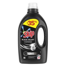 SKIP | Υγρό Πλυντηρίου Ρούχων Black Velvet 25 Μεζ. Έκπτωση 35%