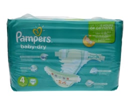 PAMPERS | BABY DRY | ΠΑΝΕΣ ΜΩΡΟΥ MAXI 7 - 18 KGR No 4 44 ΤΕΜ