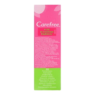 CAREFREE | Σερβιέτες Aloe 20 Τεμάχια