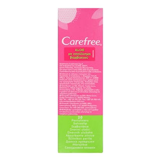 CAREFREE | Σερβιέτες Aloe 20 Τεμάχια