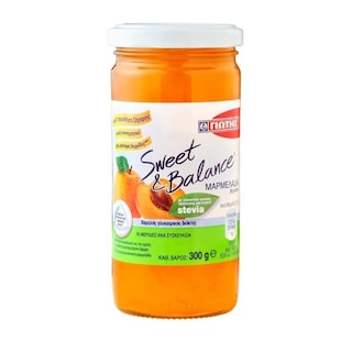 SWEET & BALANCE | Μαρμελάδα Βερίκοκο με Στέβια 300g