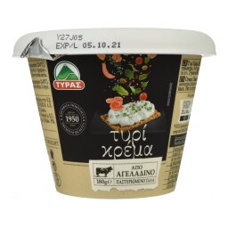 ΤΥΡΑΣ | Τυρί Κρέμα 21% Λιπαρά 180g