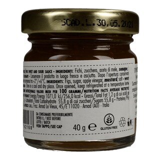 ALPENZU | Γλυκόξινη Σάλτσα Με Σύκα 40g