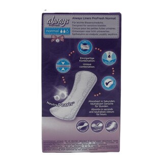 ALWAYS | HYGIENE PANTY LINER PROFRESH NORMAL 26 PCS