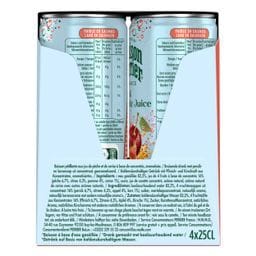 PERRIER | Ανθρακούχο Νερό Maison Perrier Ροδάκινο και Κεράσι 4x250ml