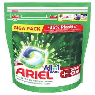 ARIEL | Kάψουλες Πλυντηρίου Ρούχων Allin1 Pods Oxi Efect 48 Τεμάχια