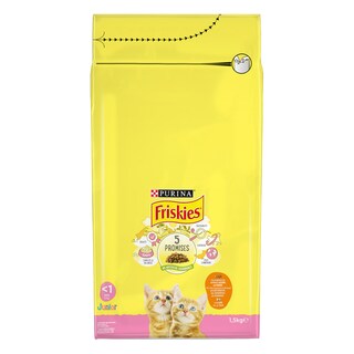 FRISKIES | Γατοτροφή Κοτόπουλο και Λαχανικά Junior  1.5 kg