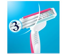 GILLETTE | Ξυραφάκια Μίας Χρήσης Venus 3 3+1 Τεμάχιο Δώρο