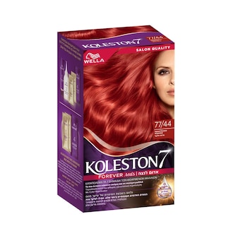 KOLESTON | Βαφή Μαλλιών 77/44 Ηφαιστειακό Κόκκινο 1 Τεμάχιο
