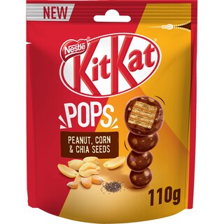 KITKAT | Γκοφρετάκια Pops Φιστίκι Καλαμπόκι & Chia 110gr