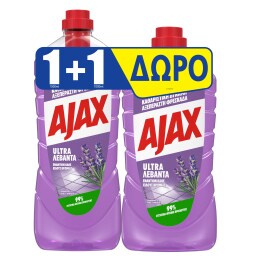 AJAX | ULTRA | Υγρό Καθαρισμού Ultra Λεβάντα 1.5lt + 1lt Δώρο