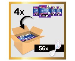 ALWAYS | Σερβιέτες Secure Night Αποκλειστικά Online 56 Τεμάχια