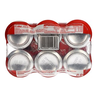 COCA COLA | ΑΝΑΨΥΚΤΙΚΟ ΚΟΥΤΙ 6 X 375 ML